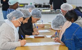 Formatura curso inédito: Cozinha básica para iniciantes