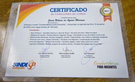 Formatura curso inédito: Cozinha básica para iniciantes