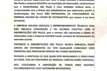 SindiRefeições SP esclarece confusão gerada no interior de São Paulo por empresas que confundiram o Sindicato