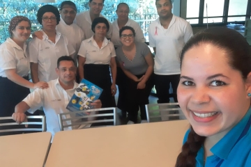 SindiRefeições SP em visita aos trabalhadores da Empresa GRSA na unidade Volkswagen.