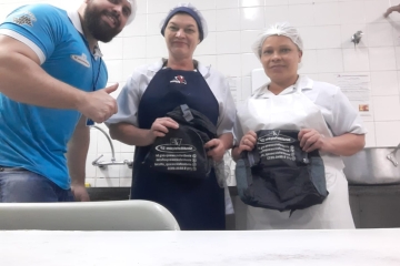 SindiRefeições SP em visita aos trabalhadores da Empresa Provac na unidade EE PROFESSORA VERIDIANA CAMACHO CARVALHO.
