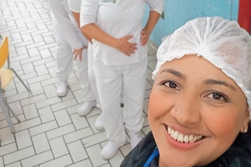 SindiRefeições SP em visita aos trabalhadores da Empresa Milano na unidade Céu Santo André.