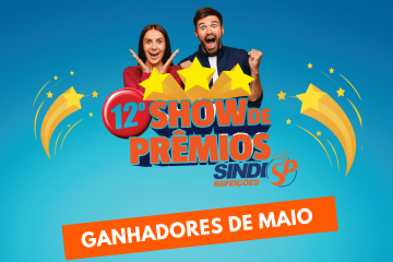 12º Show de Prêmios - Ganhadores de Maio