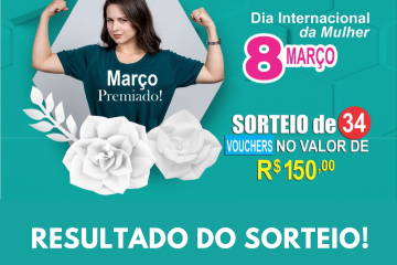 Ganhadores do sorteio especial – Dia Internacional da Mulher 2023