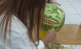 Formatura: Curso de Esculturas em Frutas e Legumes