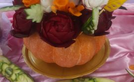 Formatura: Curso de Esculturas em Frutas e Legumes