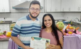 Formatura: Curso de Esculturas em Frutas e Legumes