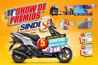 SindiRefeições SP finaliza a campanha 11° Show de Prêmios 2024