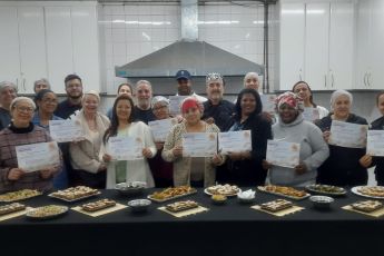 Qualificação dos trabalhadores: Formatura curso Comida Japonesa