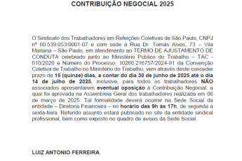 CONTRIBUIÇÃO NEGOCIAL 2025