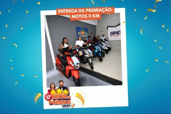 Entrega da premiação: Motos 0 km