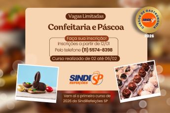 Curso de Páscoa e doces com chocolate 2026