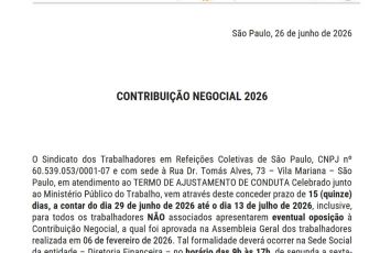 Contribuição Negocial - Edital de Oposição - 2026