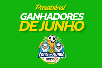 BOLÃO COPA DO MUNDO - Ganhadores de Junho