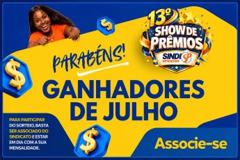  13º Show de Prêmios 2026 - Ganhadores de Julho